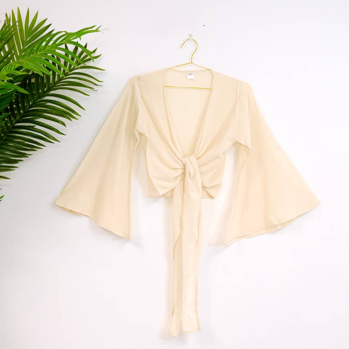 Karma Nepal Crafts - Wholesale Blouse - Women's - Bamboo Cotton Solid Wrap Top10