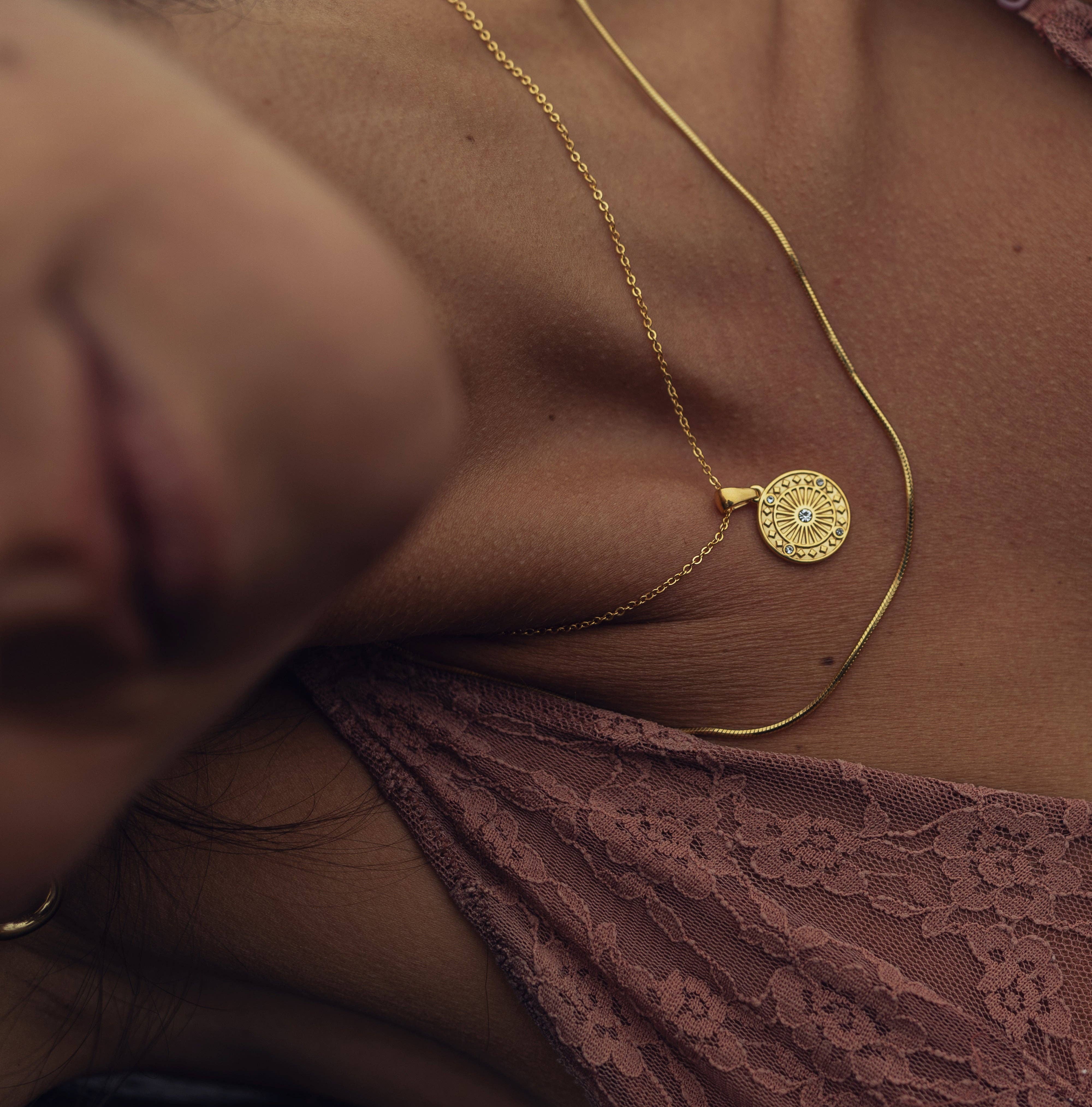 Faya & Co. - Wholesale Pendant/Charm Necklace - Louisa Zirconia Necklace3