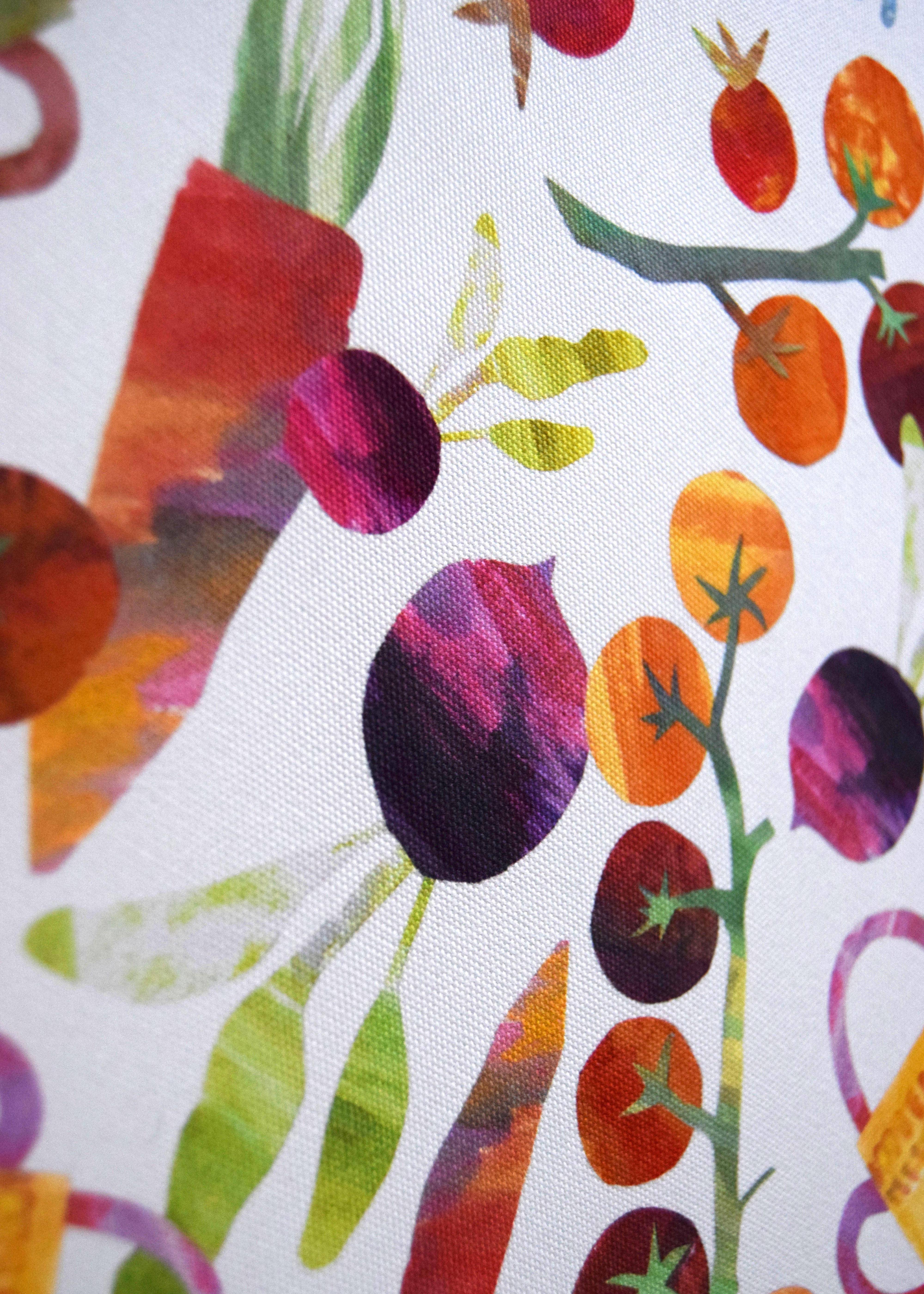 Freya Snow – Toalha de chá por atacado – Toalha de chá de vegetais Busy/Toalha de prato de algodão/Toalha de cozinha2