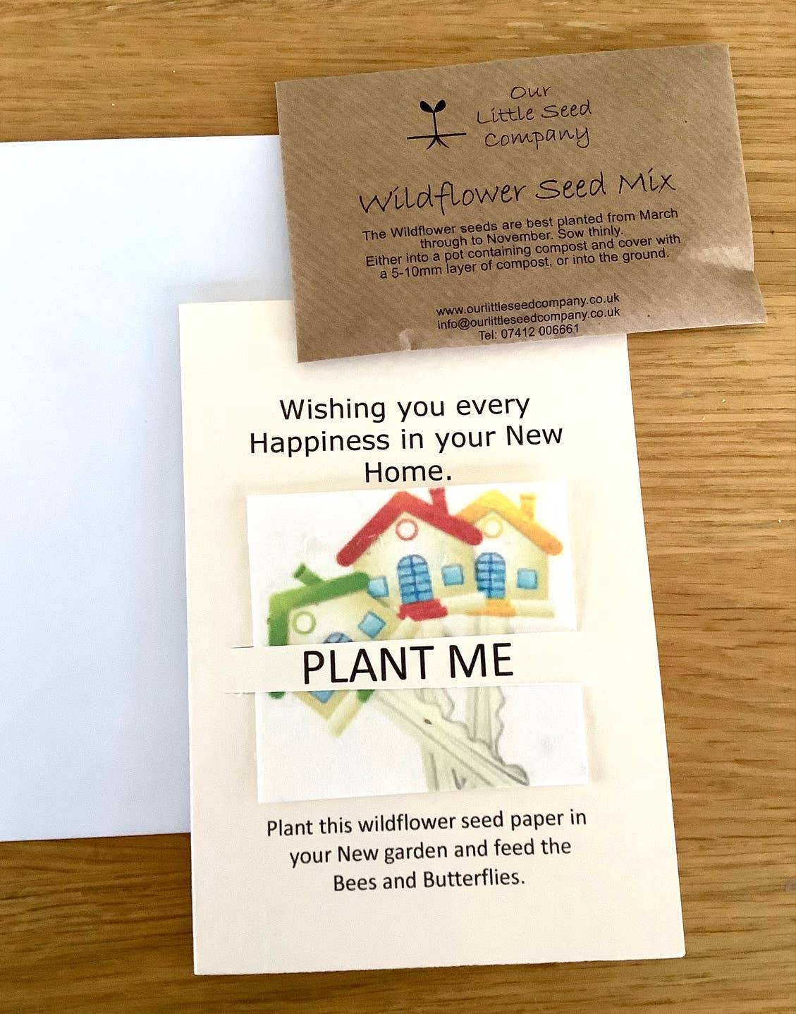 Our Little Seed Company - Vente Carte de vœux classique - Nouveau domicile - Clé de la maison1