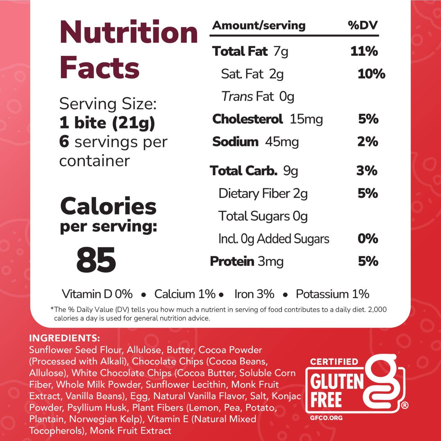 ChipMonk Baking - Vente Biscuits - Biscuits Keto en Velours Rouge6