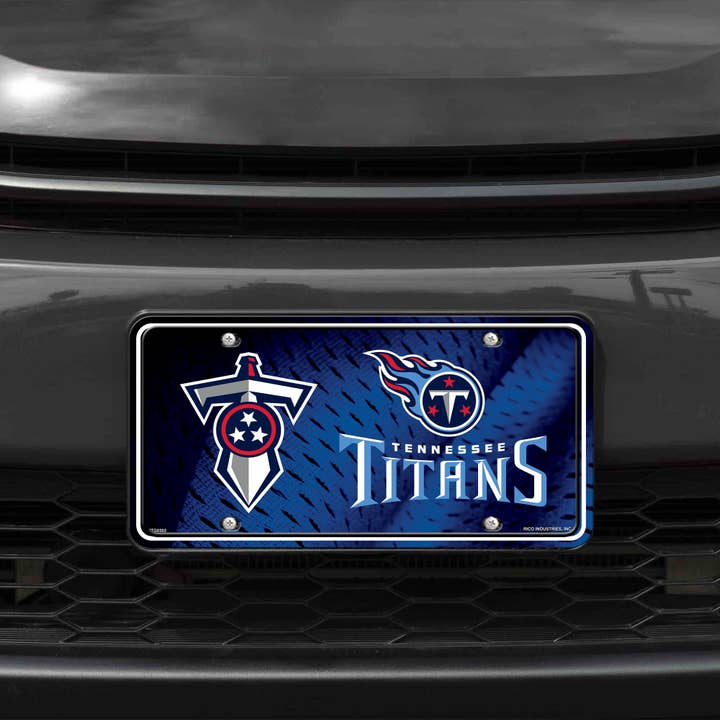 Rico Industries - Wholesale Car Decorative Charm - Unisex - NFL Football Tennessee Titans Titan Sword Metal Tag1