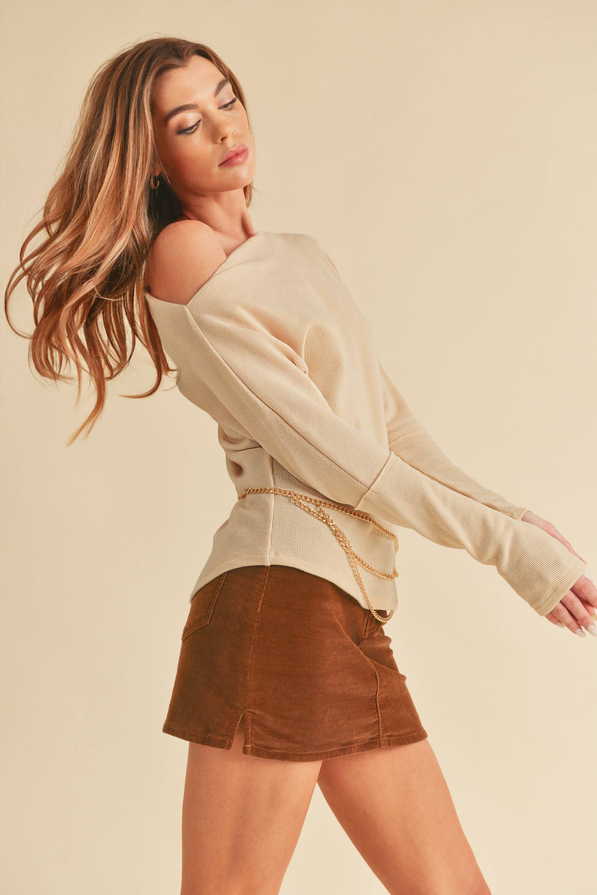 AEMI + CO – wholesale Stickad topp - Dam – 8114BN Lula Termisk topp 151