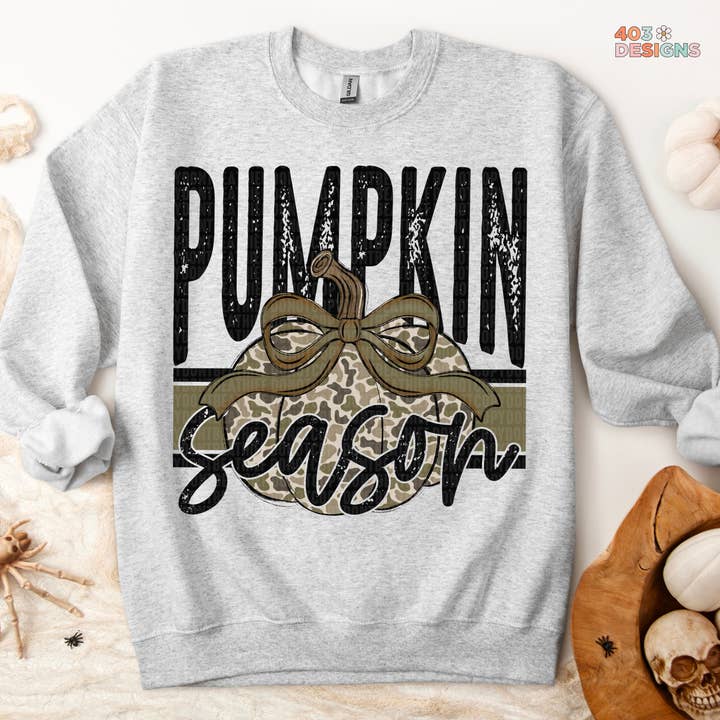 403 Designs - Wholesale Sublimation Transfer - Pumpkin Season Camo DTF Transfer