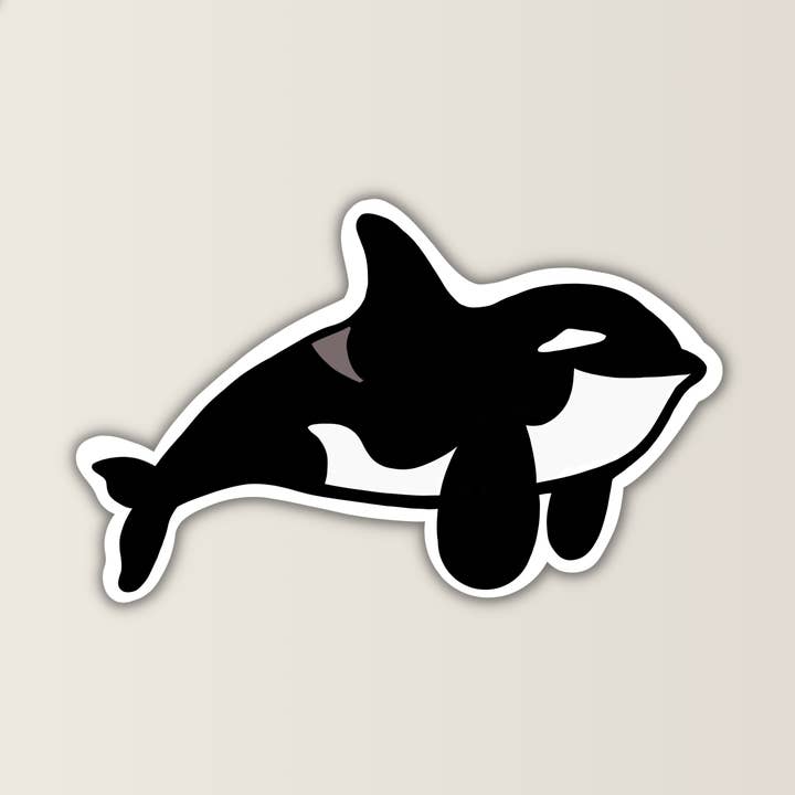 ETIQUETA DE PAPEL E VINIL À PROVA DE INTEMPÉRIES BALEIA ORCA/BALEIA por atacado de Drifting Souls Paper Co.