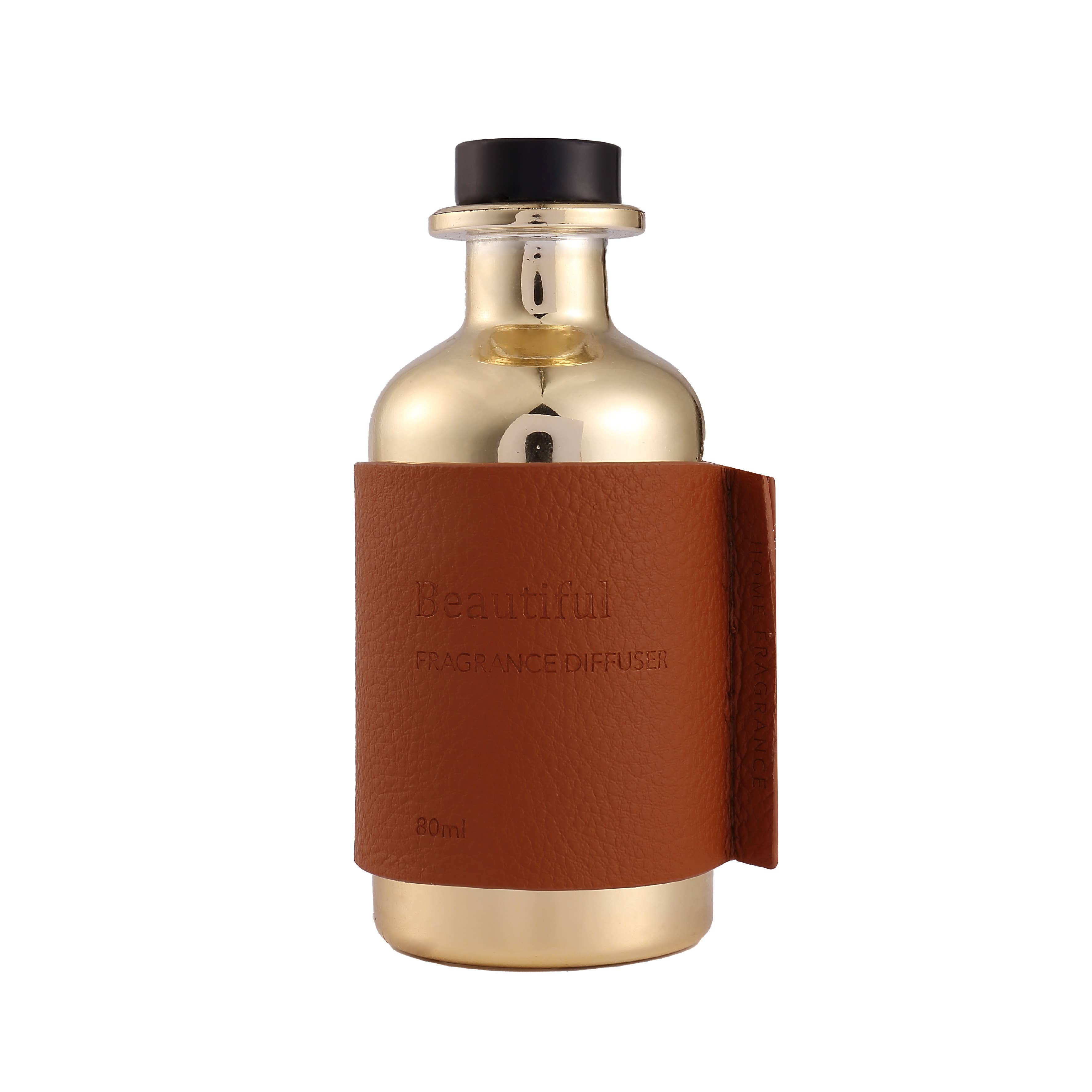 Pretty Valley Home - Wholesale Reed Diffuser - Reed Diffuser Sets Brown Leather 80ml (2.71FL oz) - BTF1