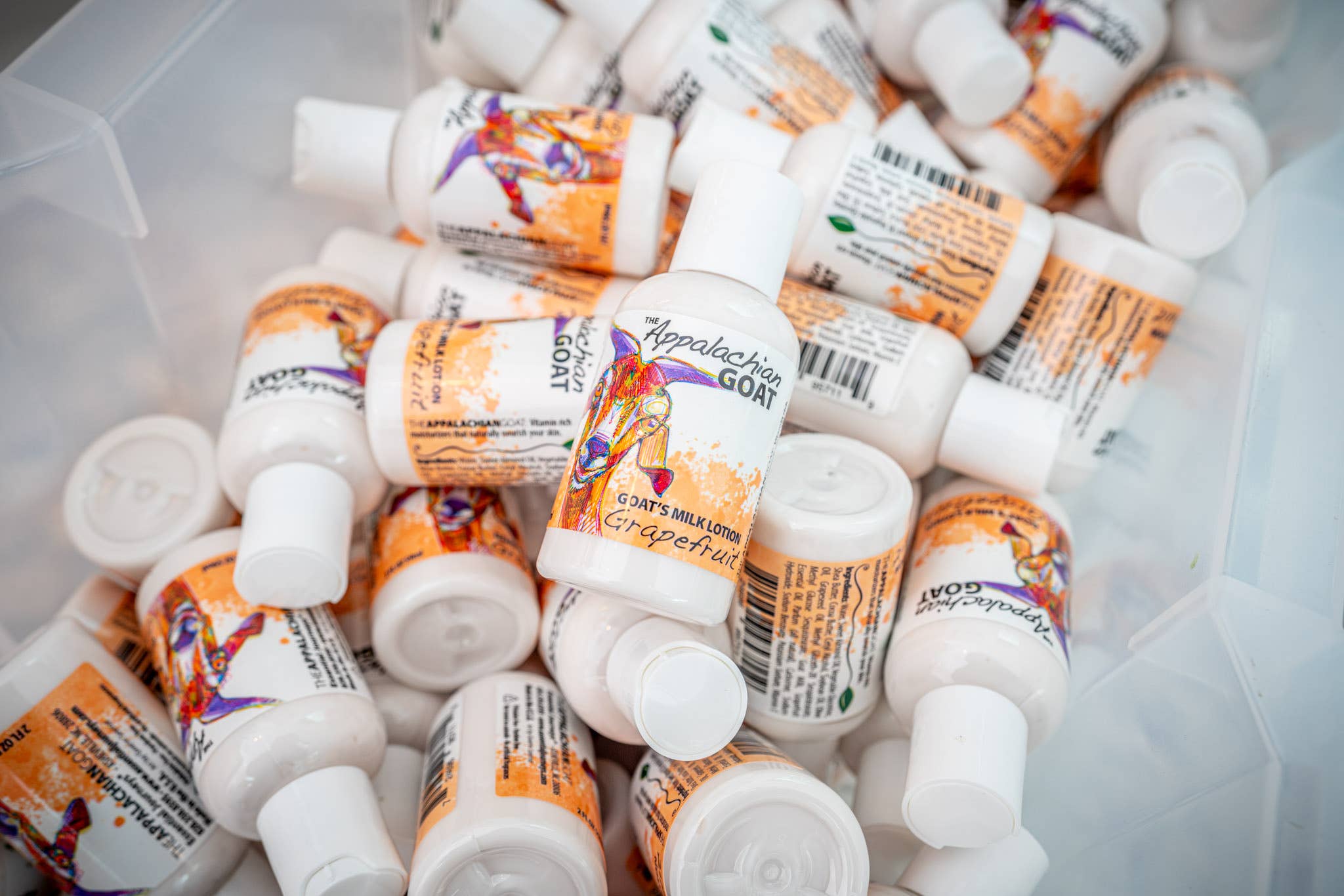 The Appalachian Goat – wholesale Body cream/lotion – 2oz Grapefruit Goats Milk Lotion4