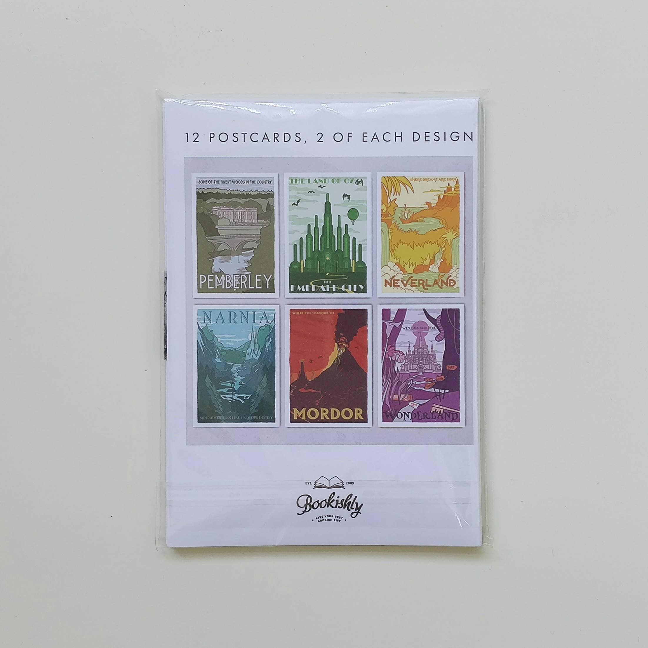 Bookishly (US Duties Paid) - Wholesale Postcard Set - Fictional Travel Postcard Set - Twelve Pack5