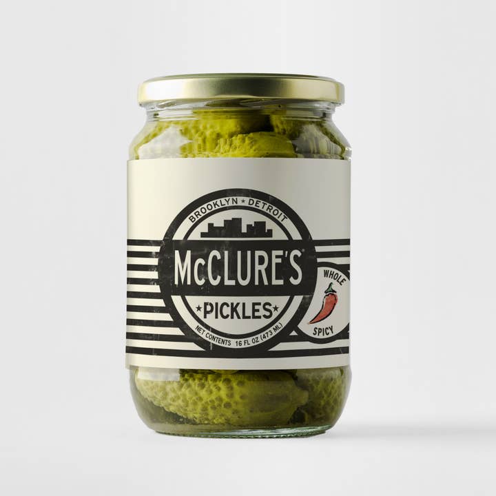 McClure's - Wholesale Pickled Vegetables - McClure's Spicy Dill Whole Pickles