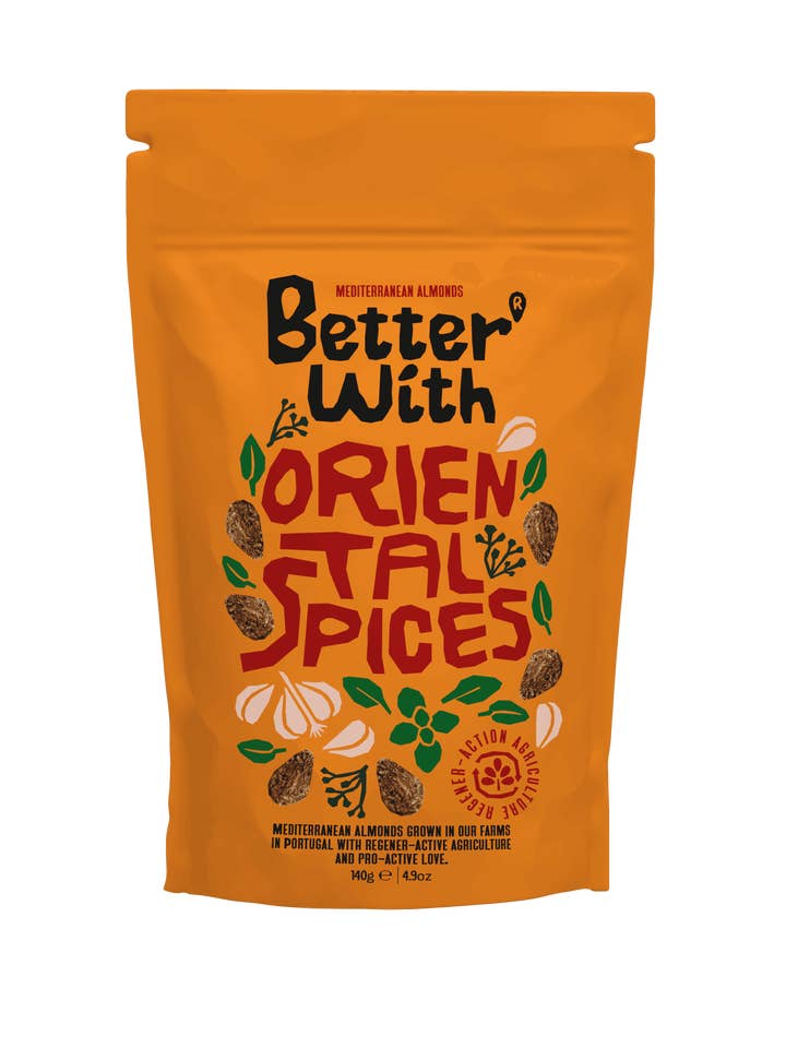 Amêndoas Melhor Com Especiarias Orientais - 140g for wholesale by Better With Almonds
