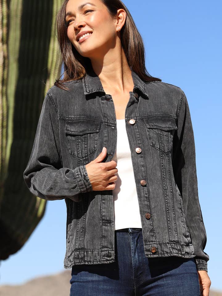 NJB06-ASIS SYRE VASK TENCEL JAKKE for engroshandel hos Nostalgia