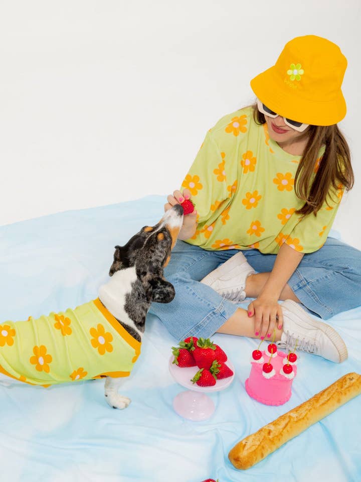 Sunbean - Wholesale T-Shirt - Women's - Flower Power Human Oversized T-shirt3