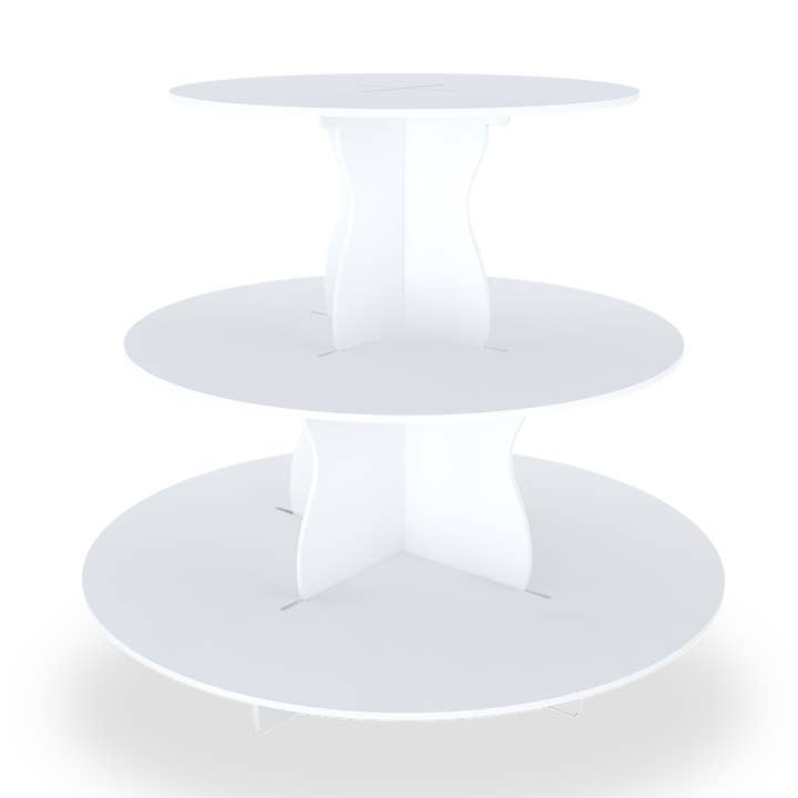 3 Tier Round Cupcake Tower for wholesale by The Smart Baker