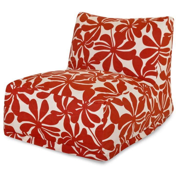 Chaise longue de plantation rouge Majestic Home Goods pour la vente par Majestic Home Goods
