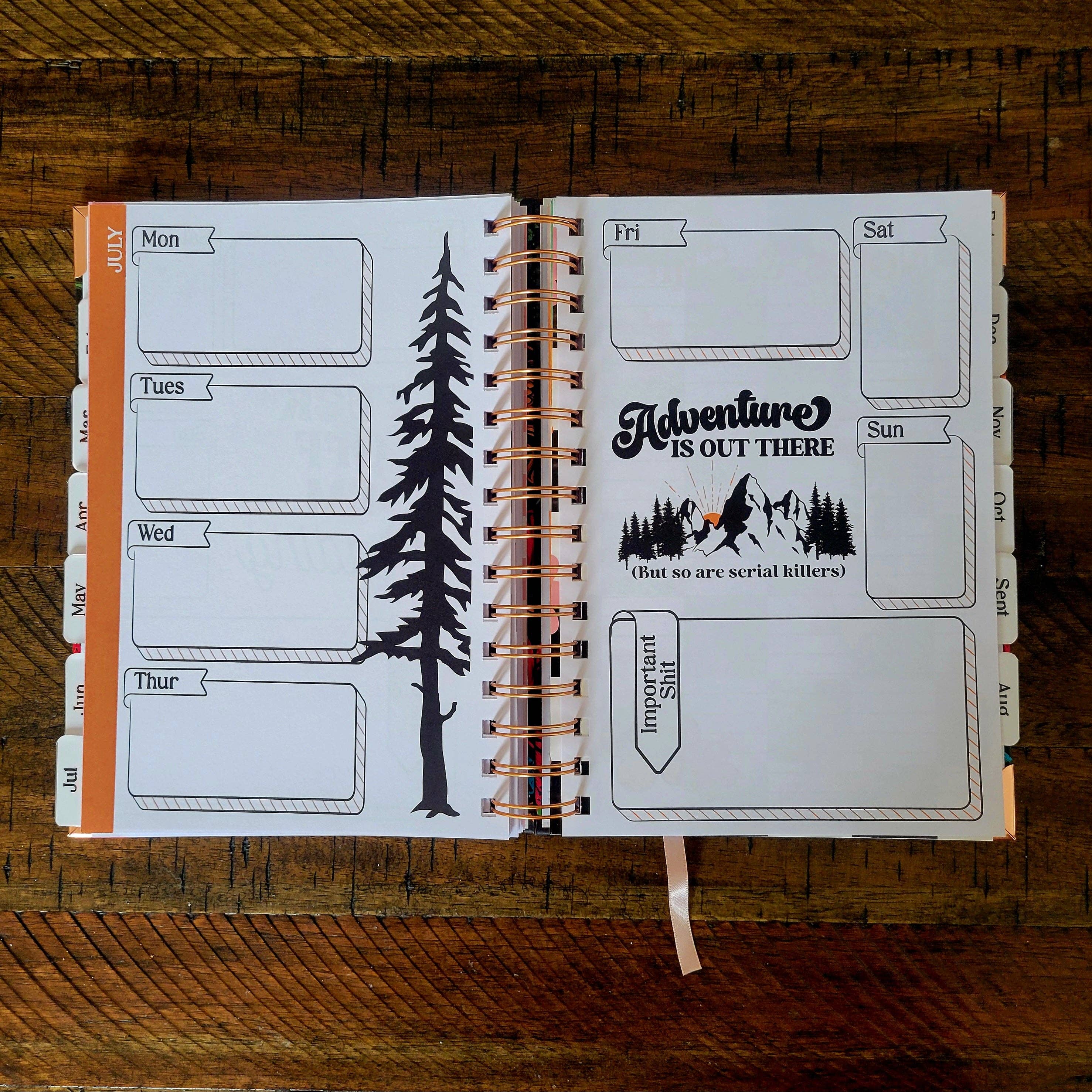 DIYxe - Wholesale Planner - Grijp de verdomde dag Ongedateerde Sweary Planner | Day Planner6