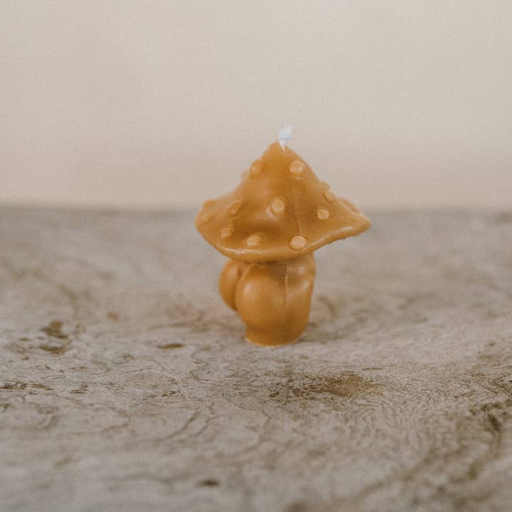 Mother Madre Bees - Wholesale Novelty Candle - Sexy Little Mush — Beeswax Affirmation Candle1