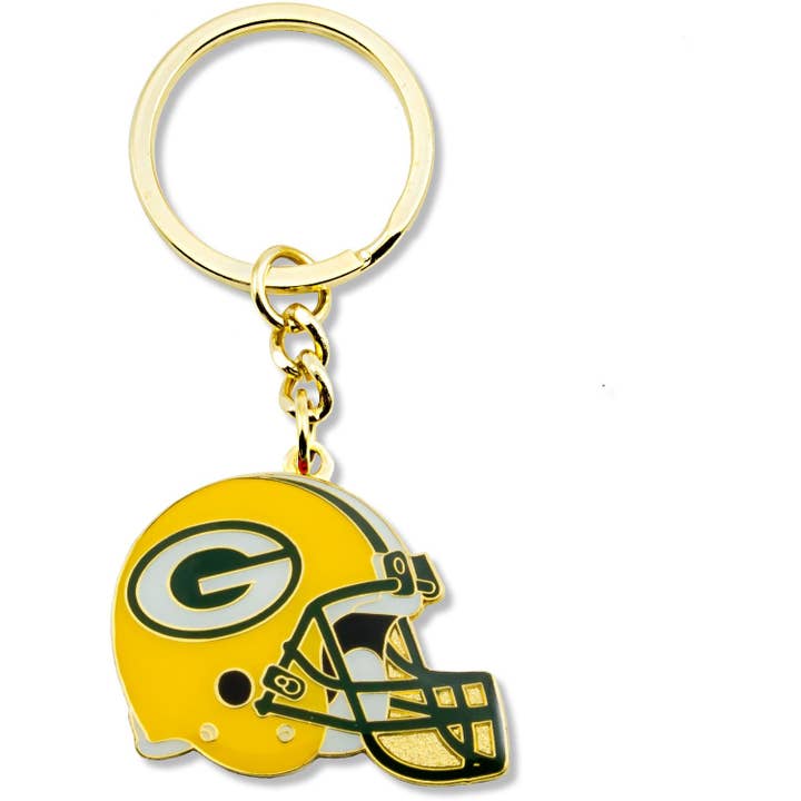 NFL Green Bay Packers Helmet Keychain for wholesale by Aminco USA