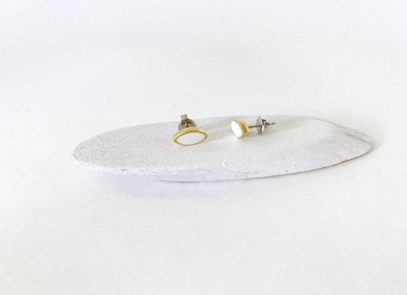 Jenica Jewelry - Wholesale Stud/Post Earrings - Small White Stud Earrings - Multiple Options11