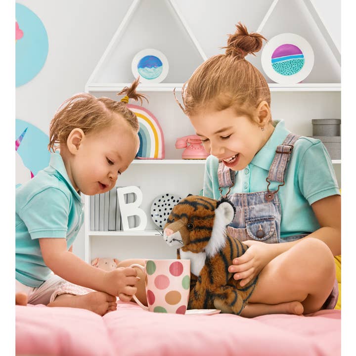 Cota Global - Wholesale Stuffed/plush toy – Kids & baby - Super-Soft Plush - Squat Tiger 8"4