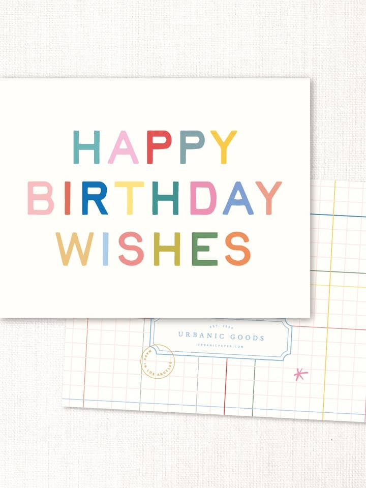 tarjeta de felicitación de cumpleaños para venta al por mayor de Urbanic Goods