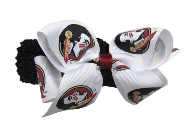 USA Licensed Bows and Accessories – wholesale Fashion headband – women's – Crochet Headband W/ Junior Bow #262