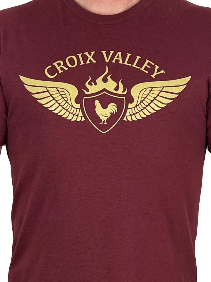 Red Chicken Shirt for wholesale by Croix Valley Foods