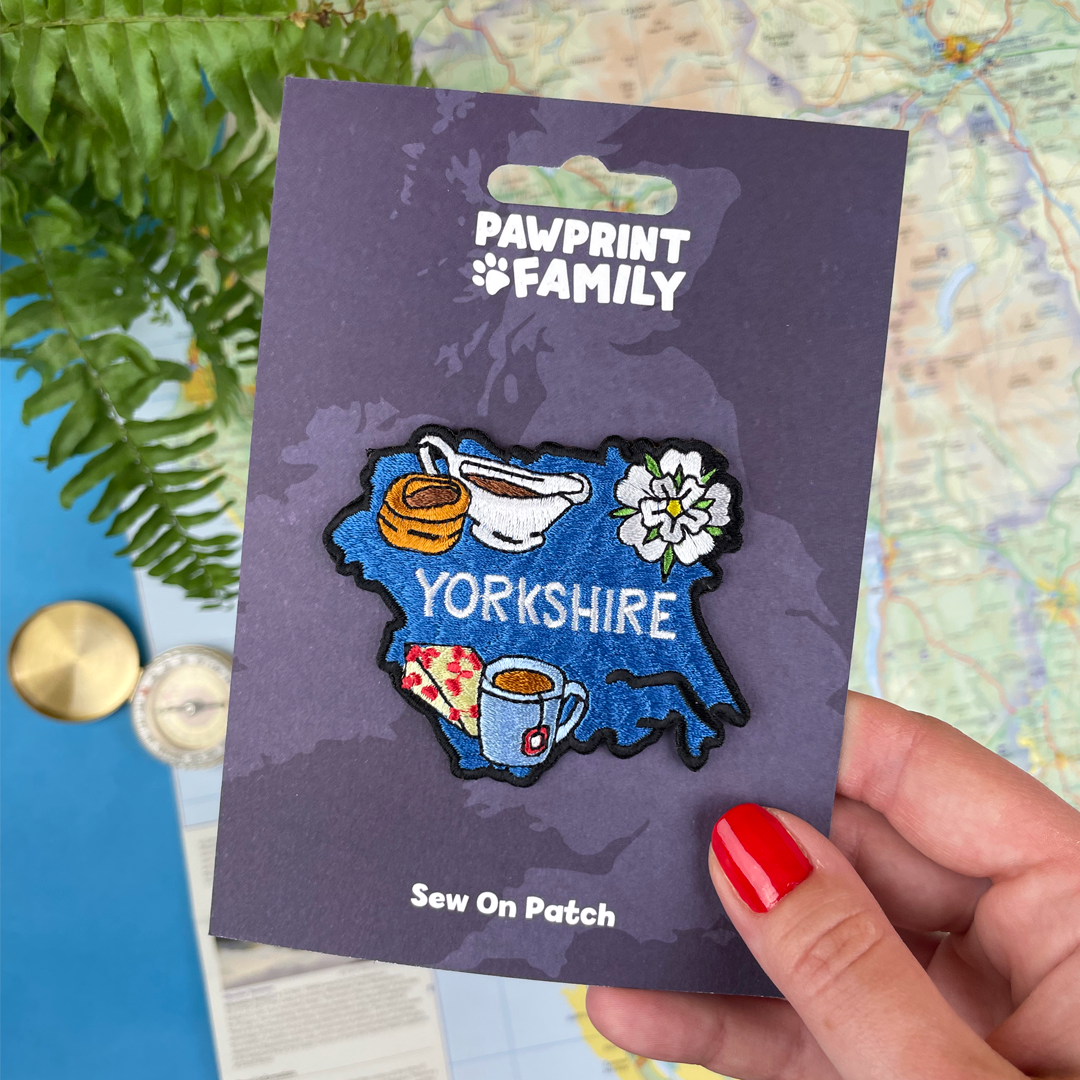 Pawprint Family – wholesale Patch – Yorkshire Sew On Patch2