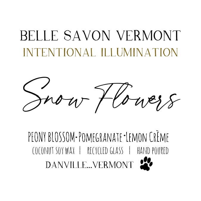 Belle Savon Vermont - Wholesale Jar/Filled Candle - Coconut Soy Candles, Recycled Glass 4ounce, Vermont Handmade15