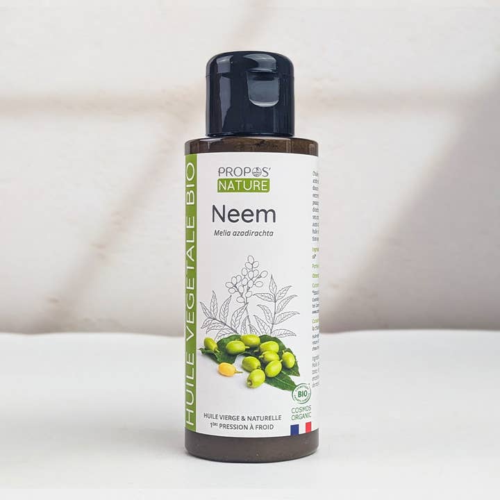Olio di Neem Bio 50ml, 100ml, 500ml per la vendita all'ingrosso da parte di Propos'Nature