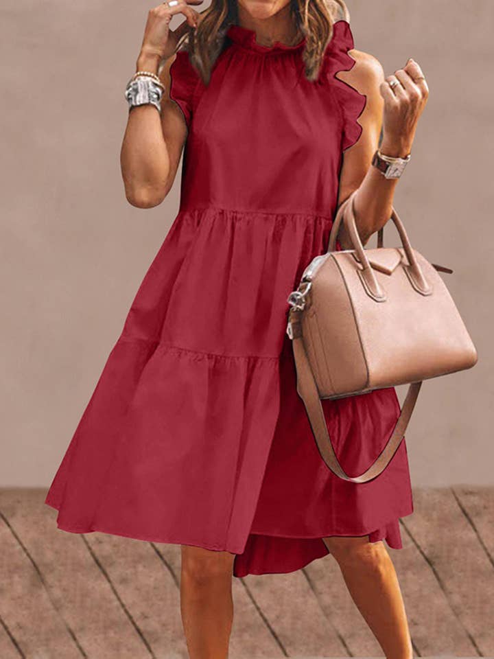 Hipster Row - Vente Robe – femme - Robe babydoll à volants Mattie15