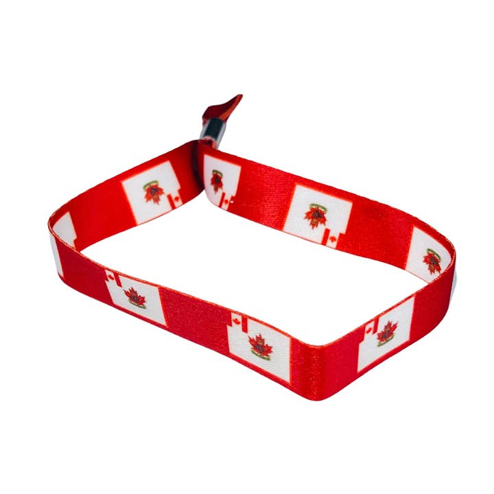 Woven Wristband - Flag Royal Canadian Army Cadets - Canadá - P1548 for wholesale by Worldwide Souvenirs
