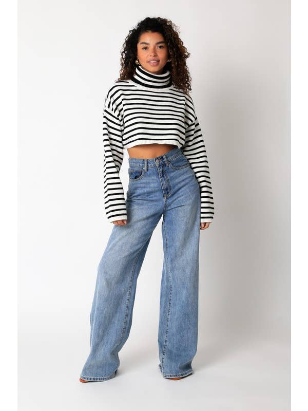 Olivaceous - Wholesale Knit Sweater - Women's - Marley Sweater1