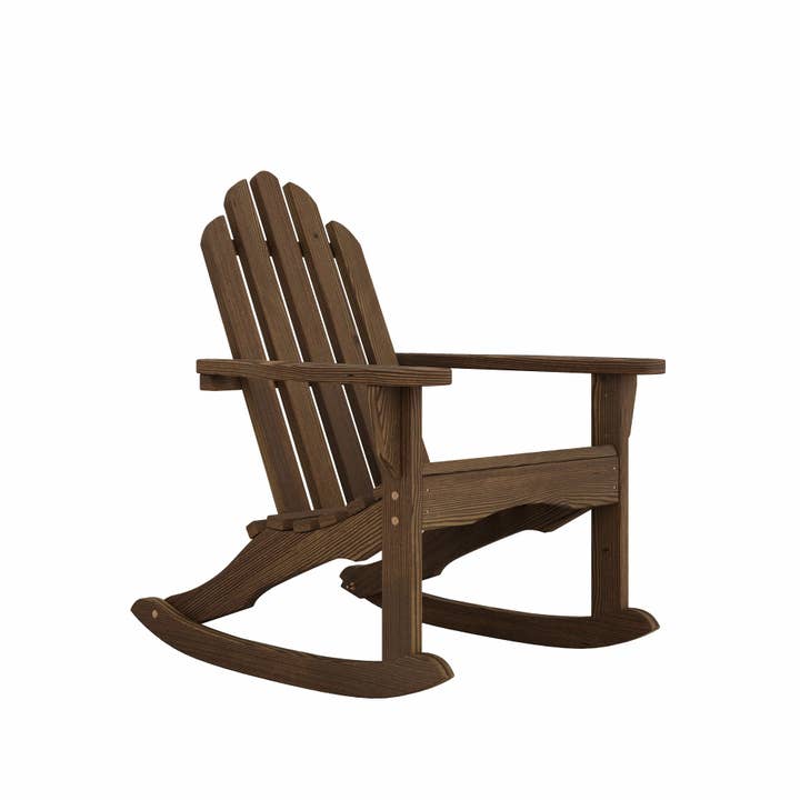 Amish Casual Adirondack Heavy Duty Rocking Chair for wholesale by The Porch Swing Company