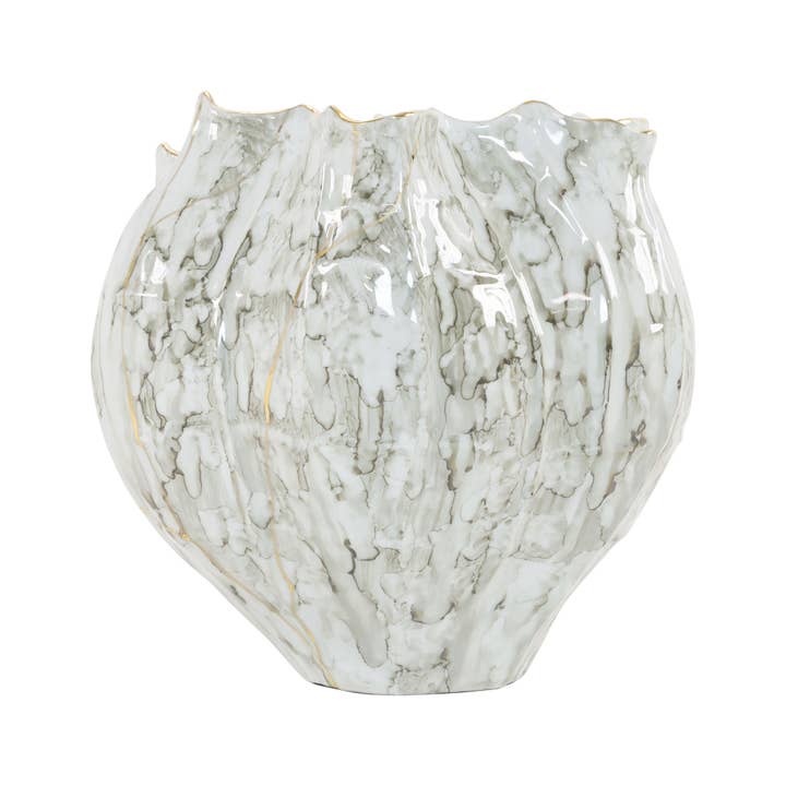 Kavana Decor by The Import Collection - Wholesale Vase - Carmine Short Vase