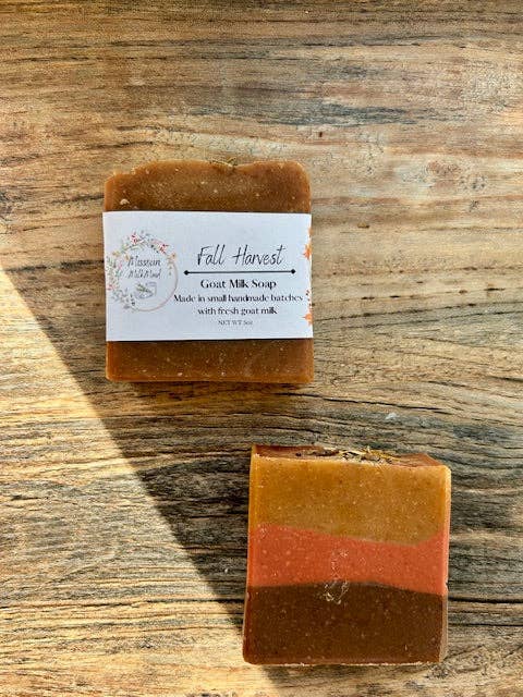 Fall Harvest Goat Milk Soap for wholesale by Missouri MilkMaid
