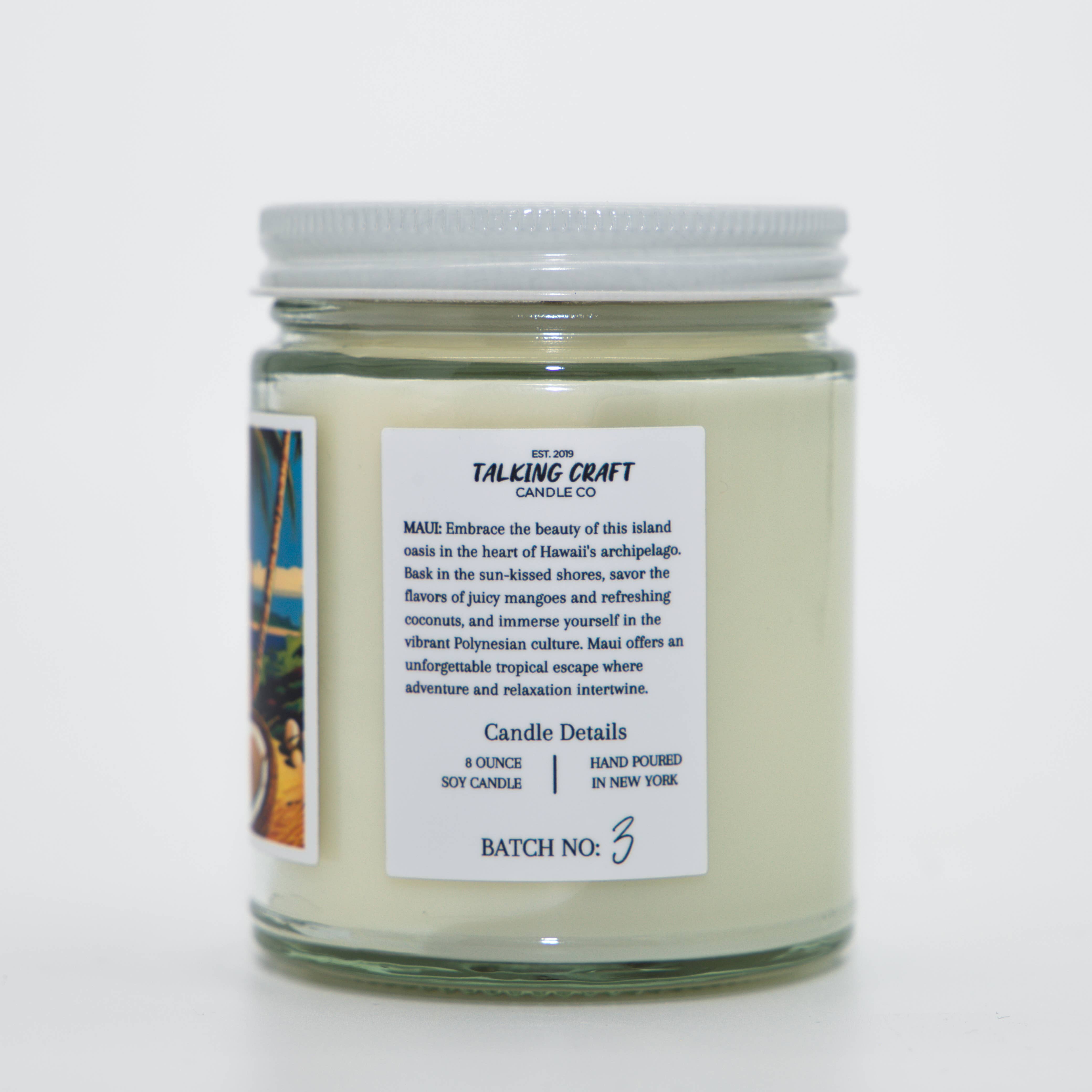 Talking Craft Candle Co - Wholesale Pot/gevulde kaars - Maui1