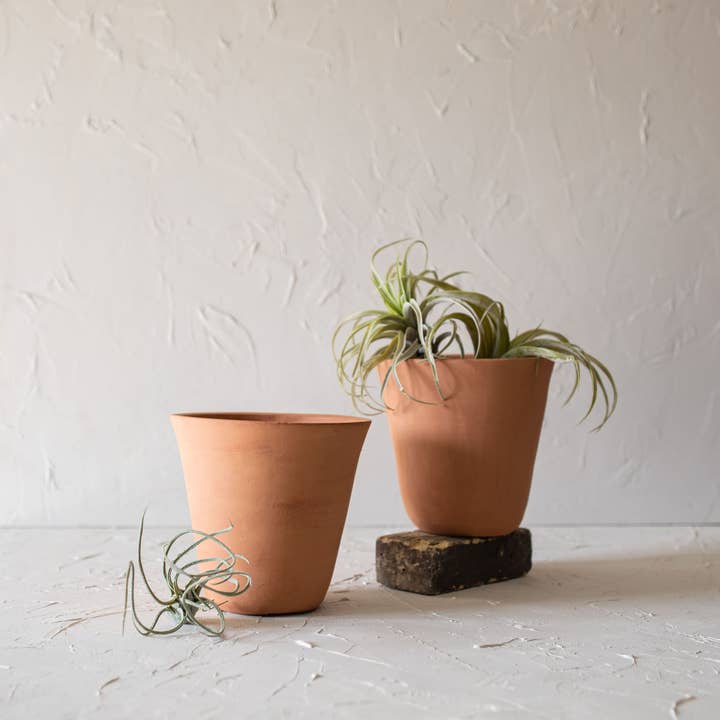 Foreside Home & Garden - Wholesale Plant Pot - SALE - Monet Set 2 Large Terracotta Garden Planter Pots