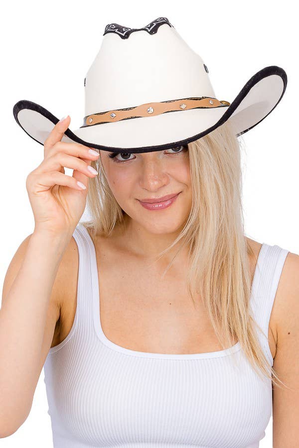 Cap Zone - Wholesale Cowboy Hat - Women's - Embroidered Vaquero Western Cowboy Hat2