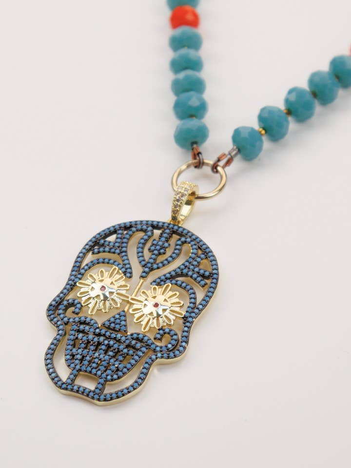 Azul De Vida Necklace for wholesale by Monsieur Pamplemousse