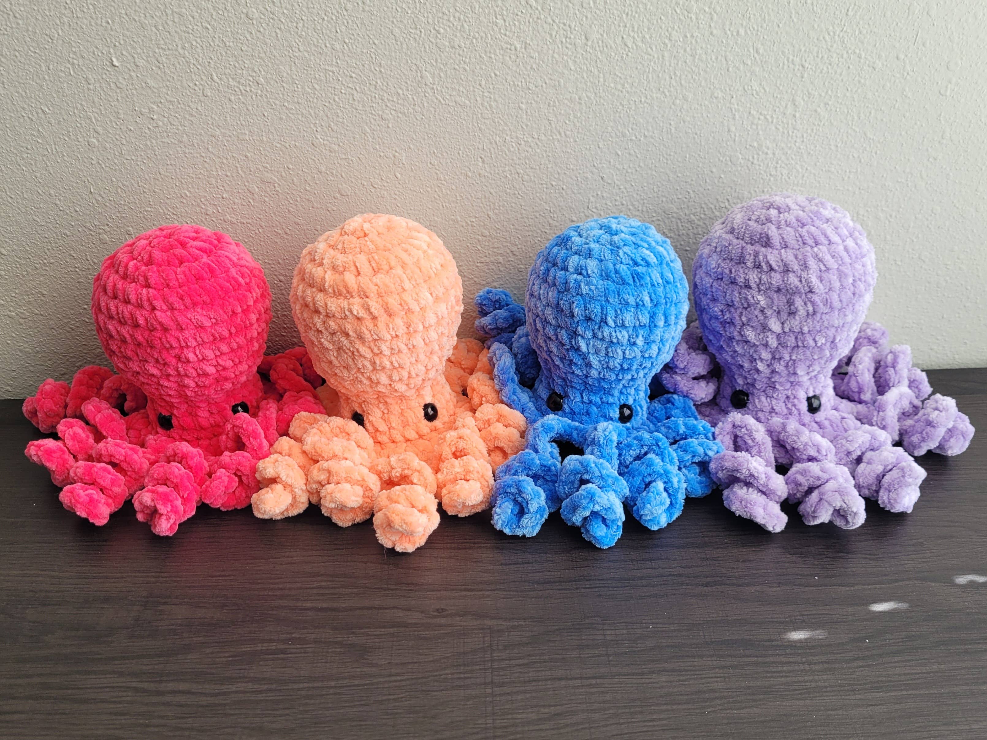 Katie Alay - Wholesale Knuffels - Kinderen en baby - 5" Gehaakte Octopus Knuffel4