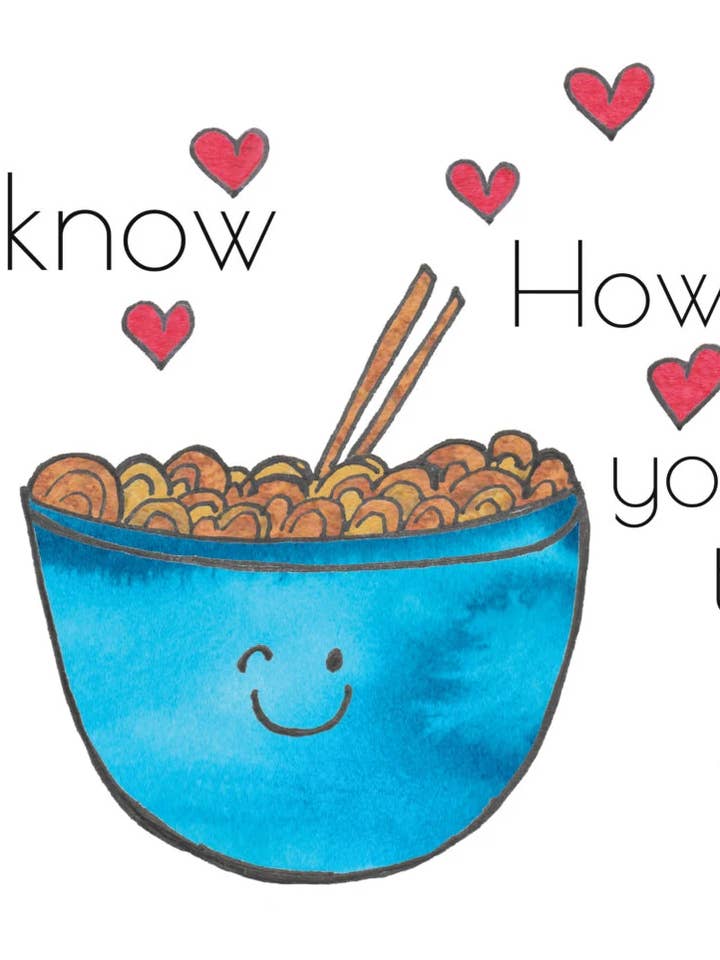 Post Card bundle-Udon Noodles for wholesale by Jen Lashua | Home Decor & Gifts