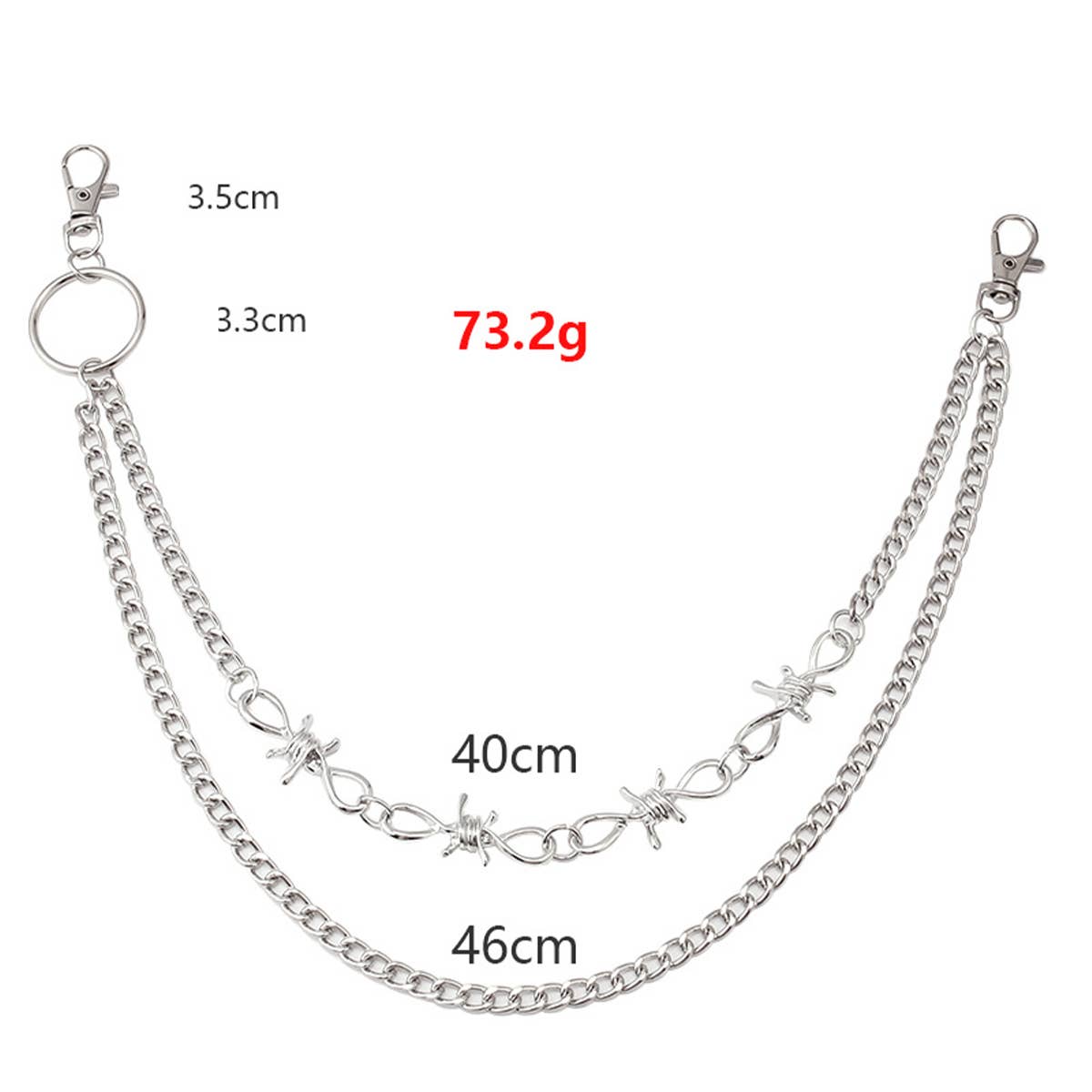 TYPE  GOTHIC THORNS PANTS CHAIN CLOTHES ACCESSORY_CWMM0672 for wholesale on Faire6