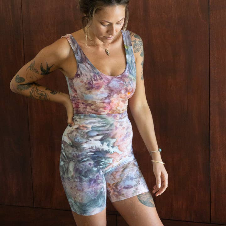 Cykelshorts || Ice Dye || Ocean Jasper för wholesale av Of Earth & Salt