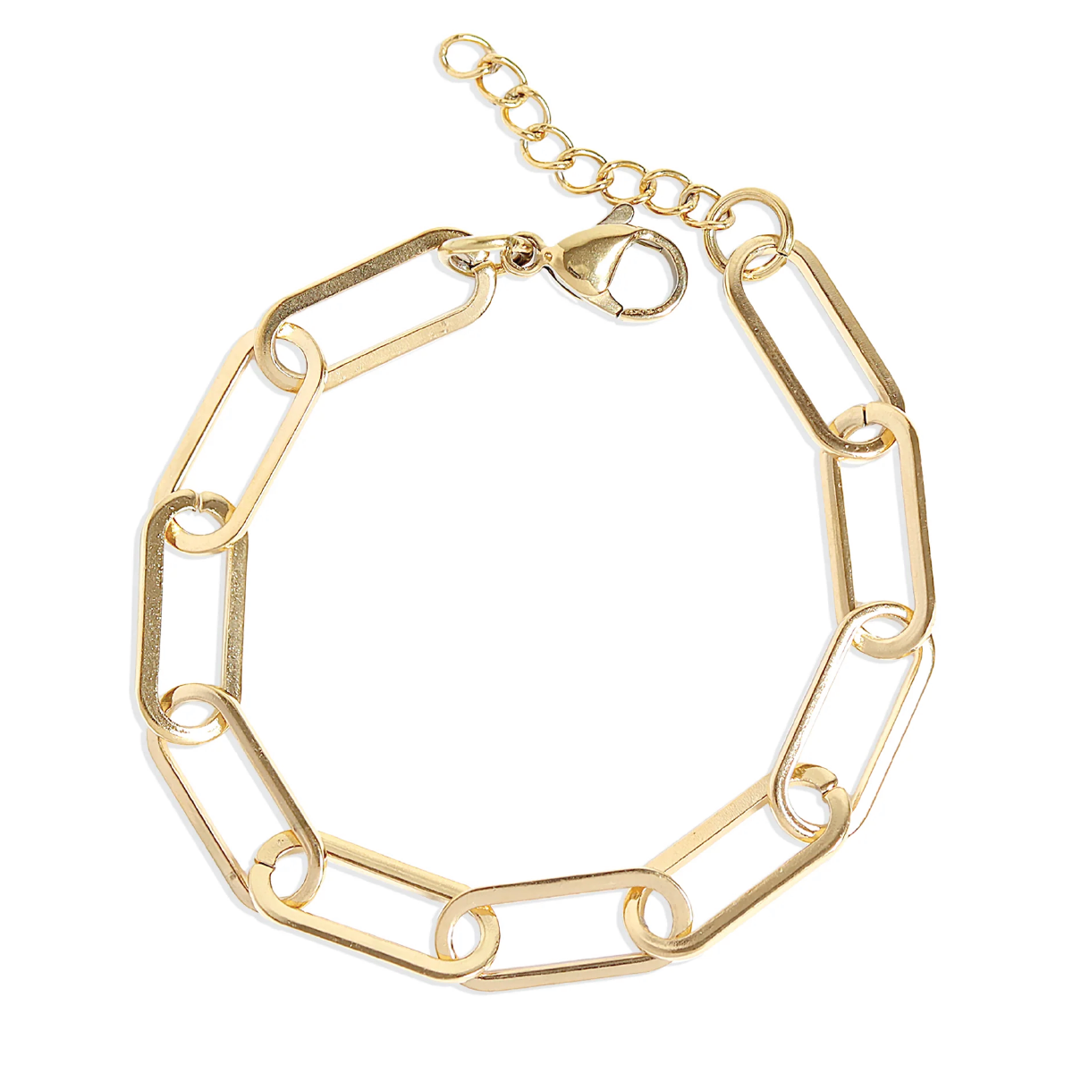 Mint + Sky - Wholesale Link & Chain Bracelet - Paperclip Chain Bracelet2