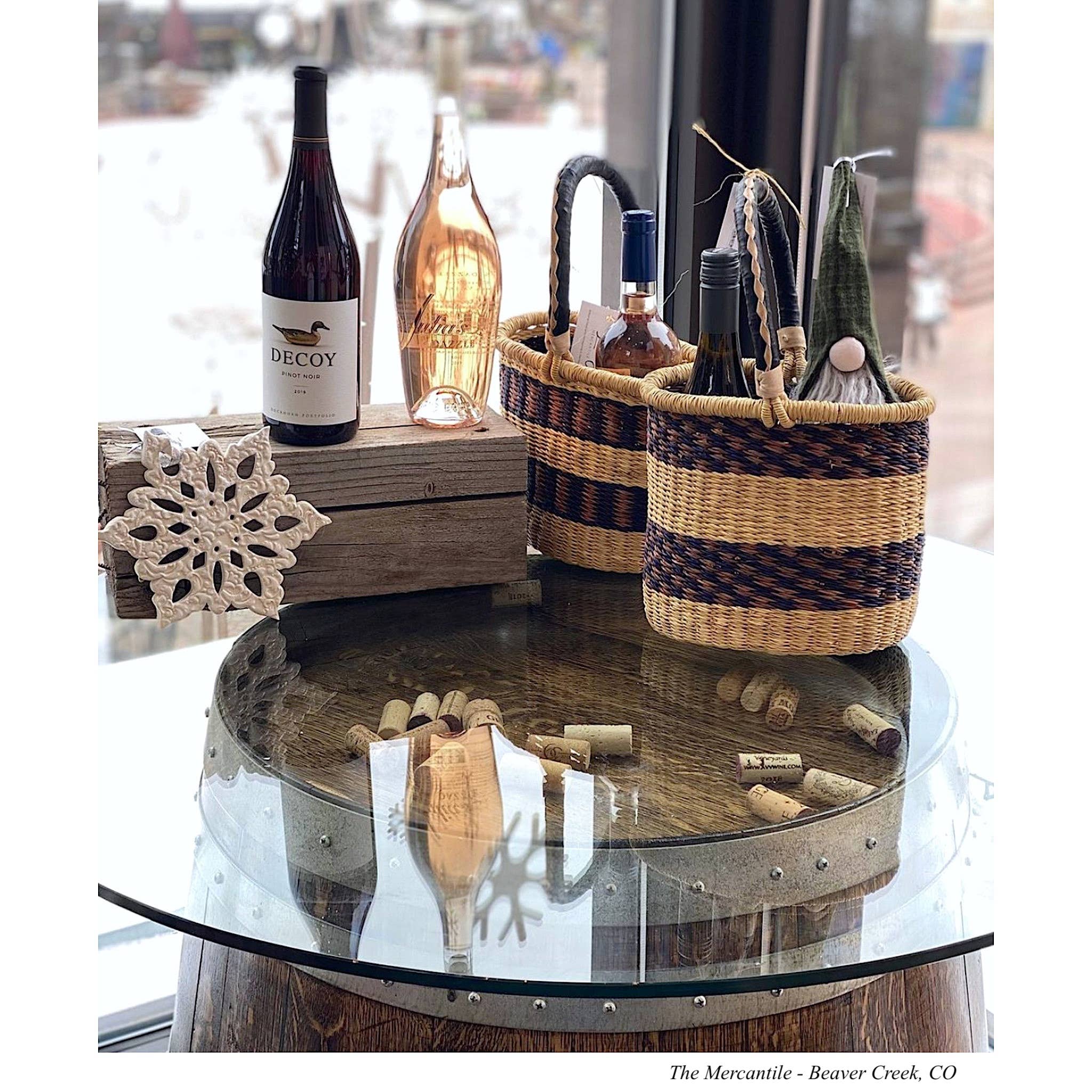 Ti-a Woven Goods - Wholesale Beer/Wine Caddy - Rustic Wine Caddy21