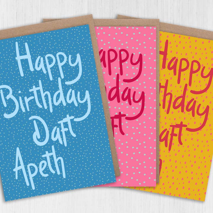 Prints With Personality – wholesale Birthday card – Yorkshire birthday card: Happy Birthday Daft Apeth