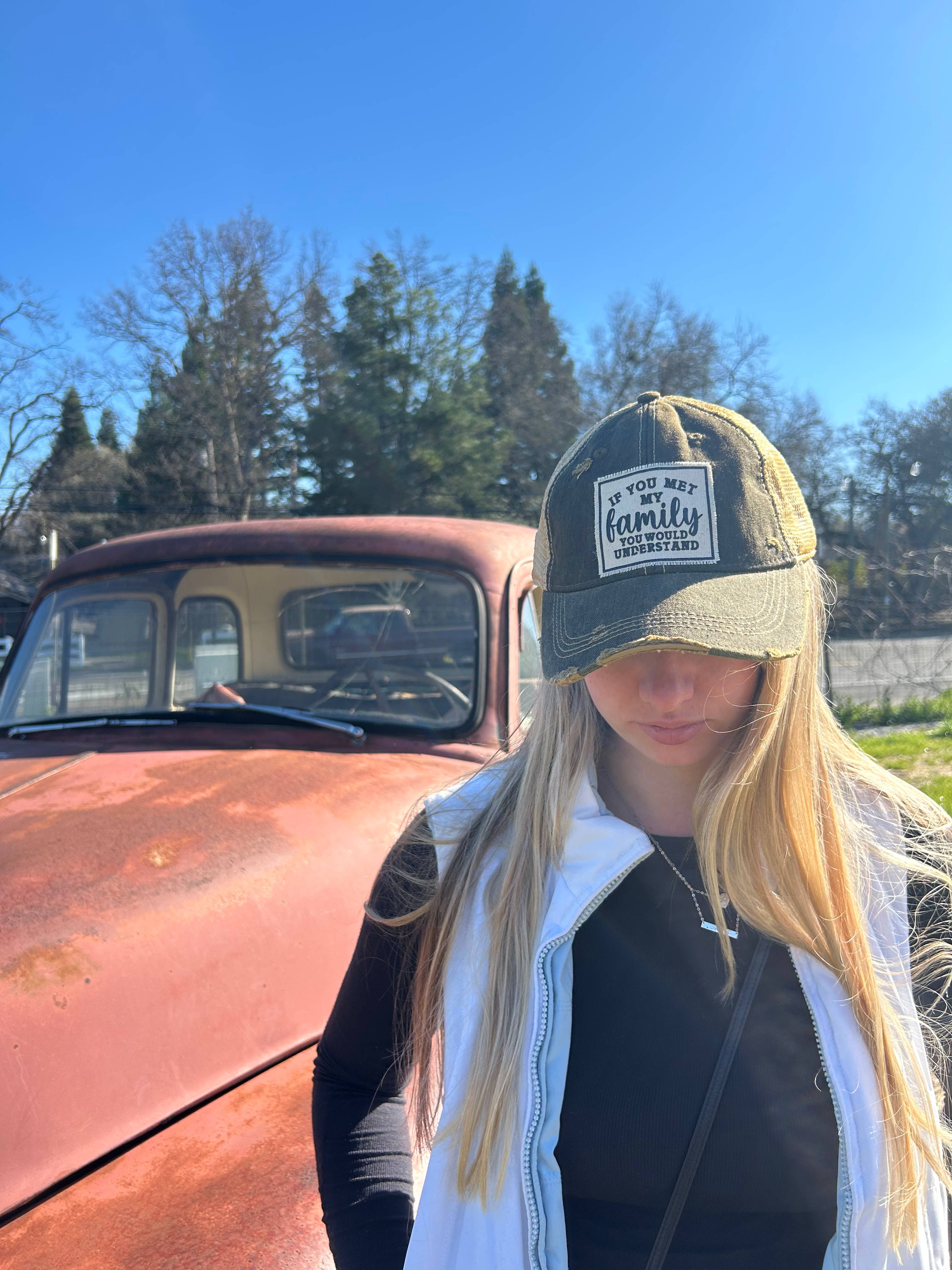 Vintage Life - Wholesale Trucker Hat - Unisex - If You Met My Family You Would Understand Trucker Hat Cap1