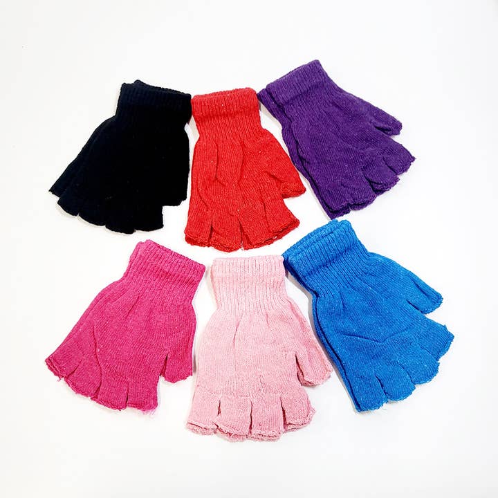 Couleurs assorties Gants unisexes sans doigts pour adultes en vente sur Faire0
