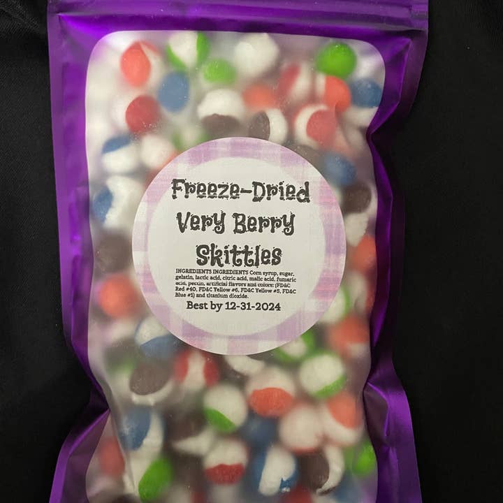 Freeze Dried Pickle Favorites and more - Wholesale Cotton Candy - Freeze Dried Candy Skittles Large Bags1