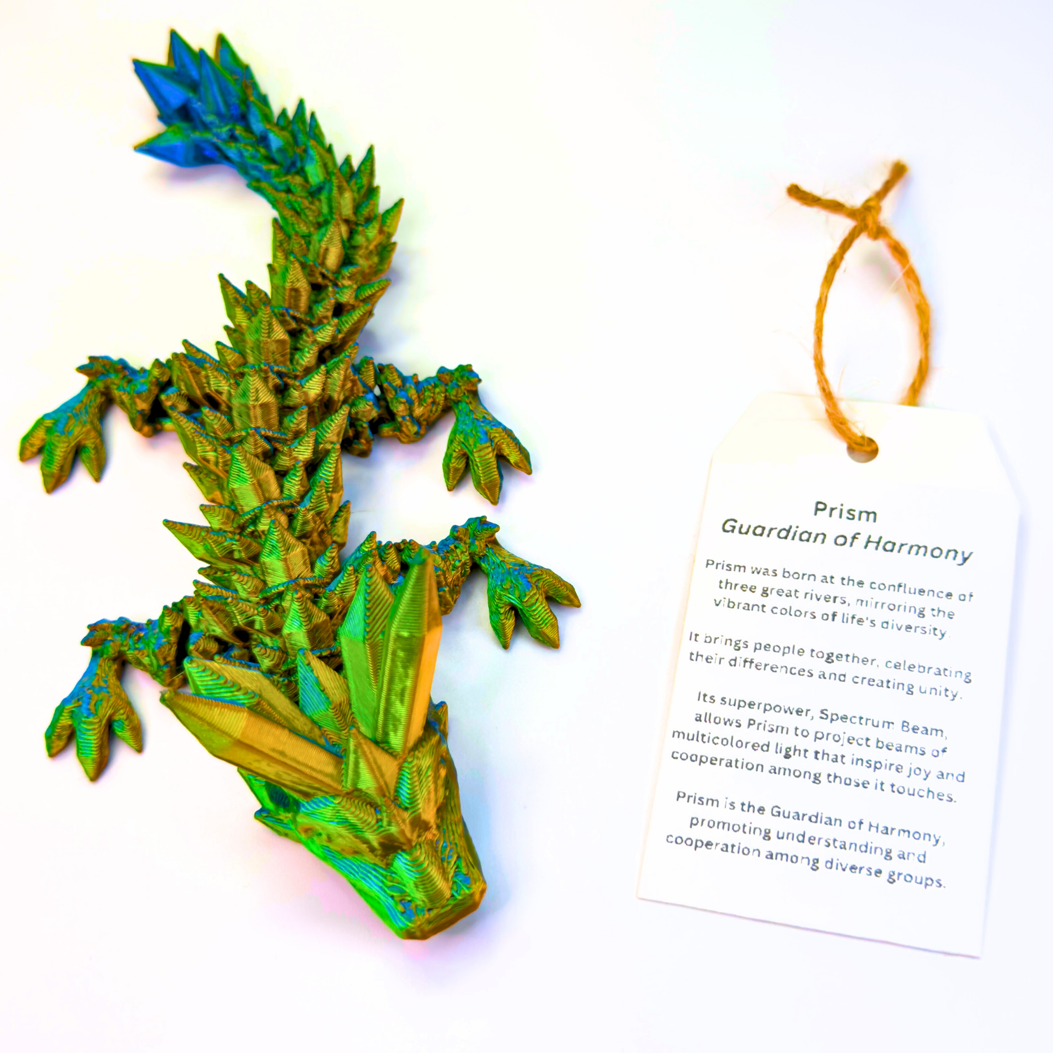 Dragon Fidgets - Wholesale Fidget Toy - Kids - 6IN Baby Crystal Dragon & Optional 4IN Egg, Fidget Toy6